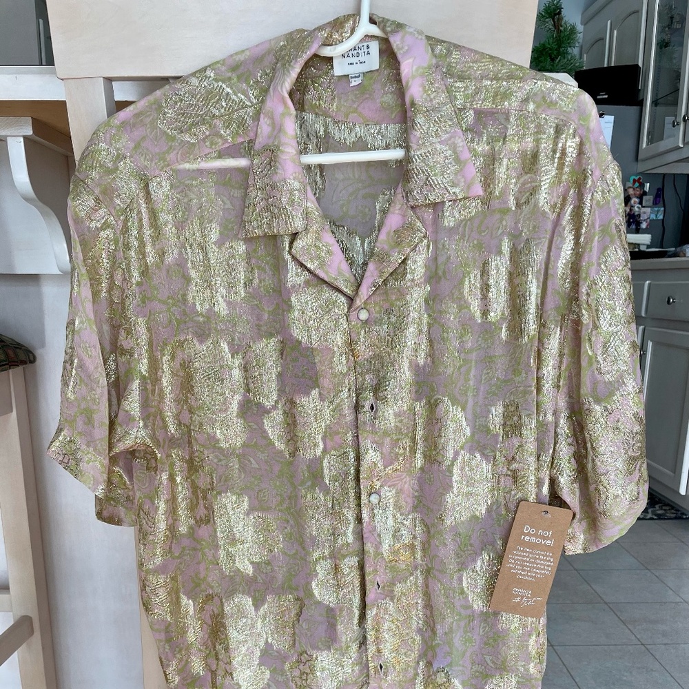 Hemant & Nandita Button Down Top
